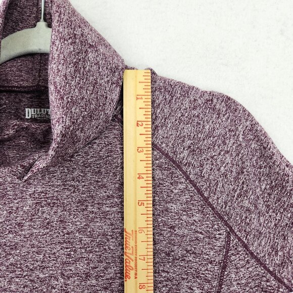 Duluth Trading Sweater Womens Small Purple Heathered Turtleneck Pullover Tunic - Picture 6 of 10